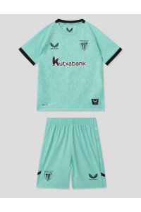 Fotbalové Dres Athletic Bilbao Dětské Třetí Oblečení 2025-26 Krátký Rukáv (+ trenýrky)